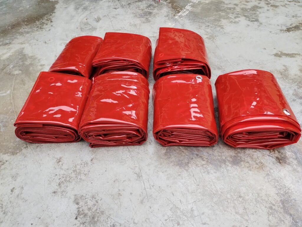 Cortinas para soldar - color rojo - Marca BLOSBIT