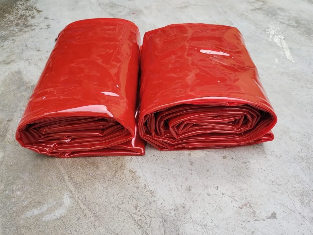 Cortinas para soldadura - color rojo - marca BLOSBIT